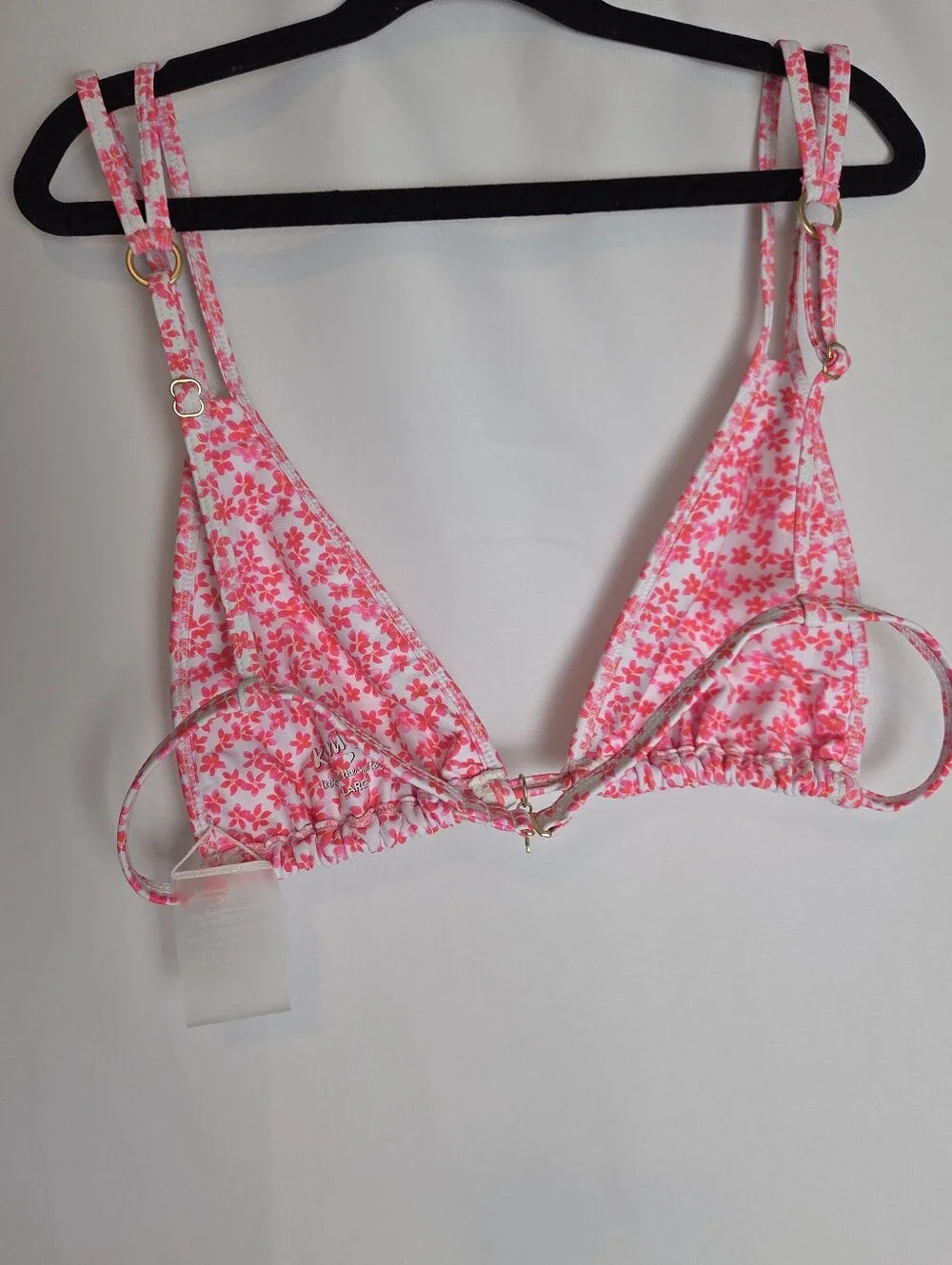 Kulani Kinis Pink Floral Bikini Top